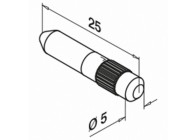 143005~~VERBINDINGSSTIFT PRO RVS316 VERP. 6ST / PRIJS PER ST!