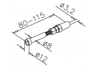 Système de câble - Tendeur filetage M16,