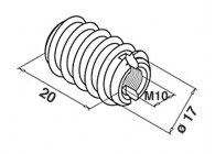 250803-120~~INSCHROEFMOER, M10X20MM, DIN 7965 -per 50x