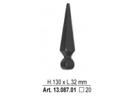 13.087.01~~Lance e punte Q.20 H.130x32 mm