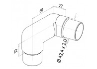 130317-242-01~~90° Buisverb. var.. Verbinding links (0-70°)