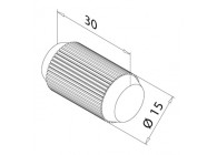 200203~~Houten plug     -  QS-512 - per 50x