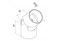 180313-042~~Verstelbare var. verb. (±90°), incl. 2 adapters