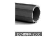 DC-80PK-2500~~GEKARTELDE PAAL VOOR KOLOM 80MM - L.2500MM