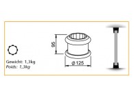 EXTREMITE POUR COLONNE 80MM - DECO 2