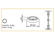 DC-80R ARCHI 2~~RING VOOR KOLOM 80MM - ARCHI 2