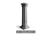 DC-100SQUAROY A~~UITEINDE VOOR KOLOM 100MM - SQUARE ROYAL A