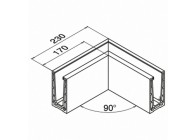 168111-01-18~~PRO TOP 90° BINNENHOEK, aluminium, RVS-effect