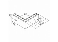 PRO - montage latéral - angle sortant 90°