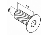 240670-616~~Verzonken schroef v.v. kruiskop       QS-41-Prijs voor 50ST.