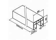 Easy Glass Hybrid - tube fond de gorge 65x40x1,5- 5M