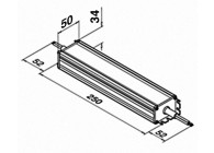 Linear Light - transformateur, IP67,