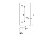 Barre de tirage Hext D35 I500 L650 H80 Dc30