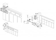 4DW-300-A2~~P00006983 - Prijs per set van 2-vandalismebestendig 4d-scharnier vr houten poort-300mm