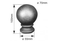 BOULE SOUDABLE  100X55MM