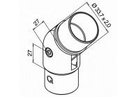 140302-233-12~~Hoekverbinder, variabel, (- 90° bis + 90°),