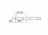 140926-233-25-12~~Buis, Ø33,7 mm x 2 mm, voor staf Ø12 mm, 2.5M