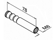 Cheville Q-R à sceller, Q VMZ-IG 75 M8, QS-528,