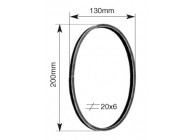 OV133~~OVALE RING 130MM 20X6MM.