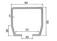 ROLL.CENT. RAIL NON-GALV.PR PORT.SUSP. - 3M