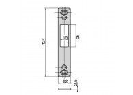 135-40928~~Sluitplaat in RVS voor rolslot 135-40925