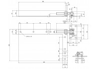 130-WH-M24SX~~SP-130M24-F  L SCHARNIER - L=600MM- RAL 9005