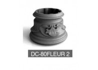 DC-80FLEUR 2~~UITEINDE VOOR KOLOM 80MM - FLEUR 2