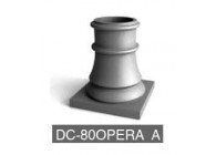 DC-80OPERA A~~UITEINDE VOOR KOLOM 80MM - OPERA A