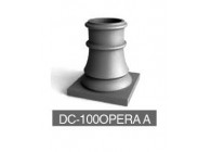 DC-100OPERA A~~UITEINDE VOOR KOLOM 100MM - OPERA A