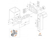 GBMU4D-Z-M20-130-02-ALUM~~P00013026 - Prijs per set van 2-industriele scharnier 180° opening-alu bru