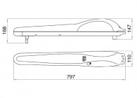 625650~~Draaipoortmotor KIT MACNET 230V