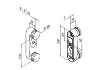 Adaptateur à verre réglable