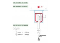 4C-M~~ROL MET 4 WIELEN GESTAMPT EN GELAGERD 44MM