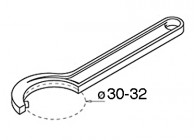 clef à ergot, Ø30-32mm     Q-31