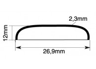 FOND DE TUBE 26,9MM.