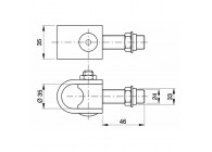 PIVOT GALV.REGLABLE