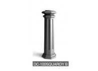 DC-100SQUAROY B~~UITEINDE VOOR KOLOM 100MM - SQUARE ROYAL B