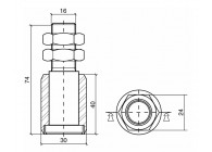 230-30~~GELEIDINGSROL - WIT