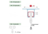 24-P~~RAIL VOOR ROLLEN KLEIN 24MM - 6 METER