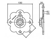 PR24F~~REGELBARE SIERPLAAT