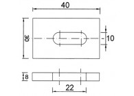 SCH30-8~~BEVESTIGINGSPLAATJE