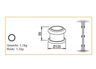 DC-80R DECO 1~~RING VOOR KOLOM 80MM - DECO 1