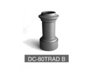 DC-80TRAD B~~UITEINDE VOOR KOLOM 80MM - TRADITION B