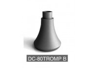 DC-80TROMP B~~UITEINDE VOOR KOLOM 80MM - TROMPETTE B