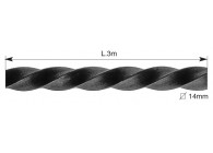 BARRE TORSADE - 3 METRES.