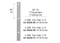 Barre Forate P.30x8 F.q.12 In Obl Int. 112