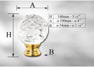 SPHERE EN CRISTAL DE PLOMB - NOUVELLES DIM. 04-05