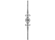 BALUSTRE MARTELE SUR ANGLE #14MM - L. 1150MM