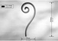 VOLUTE 260X99 - 12X6MM.