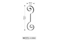 VOLUTE 350X99 - 14X6MM. -